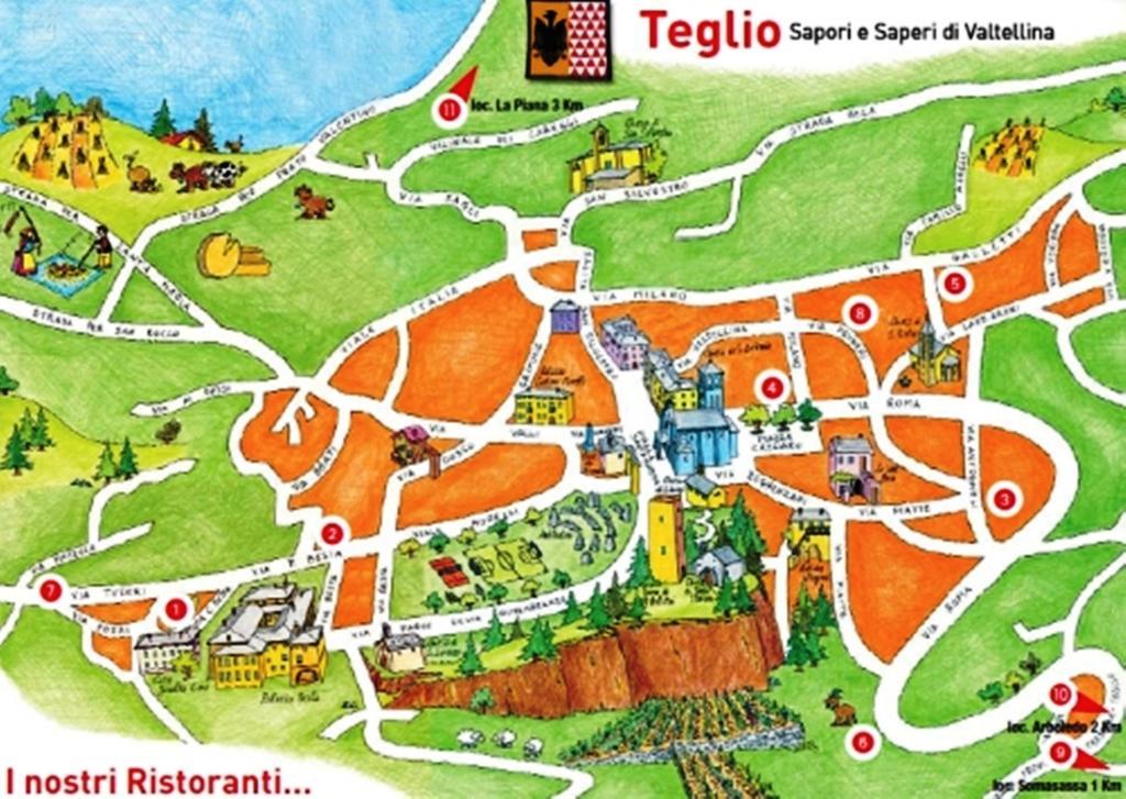 Casa Giuliana Lägenhet Teglio Rum bild
